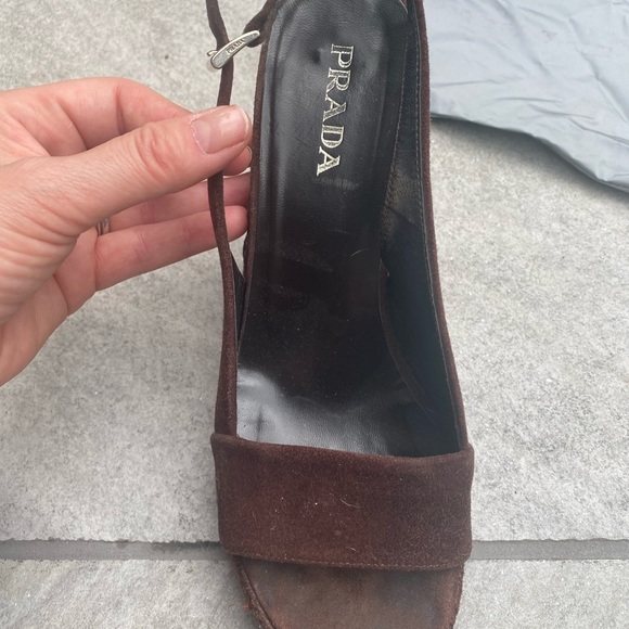 Prada wedge . Comfortable . Worn but it is in good shape - Picture 6 of 6